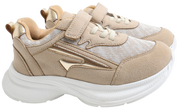 Skippy Kids Beige Casual Sneakers – Lightweight Fashion Shoes for Everyday Wear