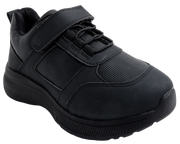 Skippy Kids Black School Sneakers – Lightweight Velcro Sports Shoes