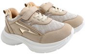 Skippy Kids Beige Casual Sneakers – Lightweight Fashion Shoes for Everyday Wear