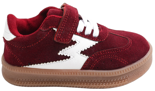 Skippy Kids Burgundy Casual Sneakers – Lightweight Comfortable Everyday Shoes