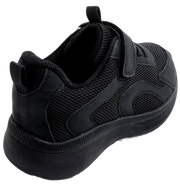 Skippy Kids Black Sports Sneakers – Lightweight Velcro School Shoes