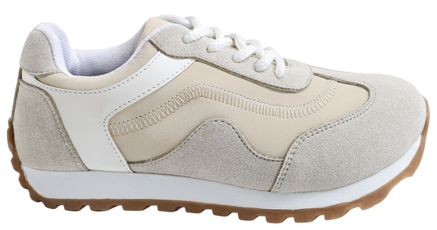 Skippy Kids White Casual Sneakers – Ultra Lightweight Sole Everyday Shoes