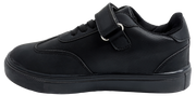 Skippy Kids School Sneakers – Black Lightweight Velcro Shoes